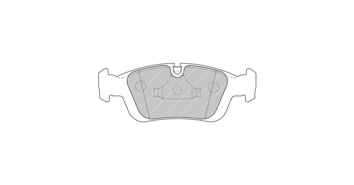 Placute Frana Fata Ferodo Racing DS2500 pentru Bmw 3 Series 323I 2.5 03.95 - 02.98 Etrier ATE