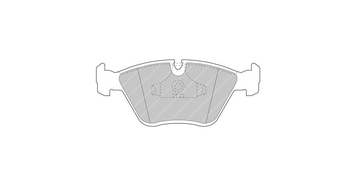 Placute Frana Fata Ferodo Racing DS2500 pentru Bmw M3 3.0 3 / C 24V M3 09.90 - 03.95 Etrier ATE