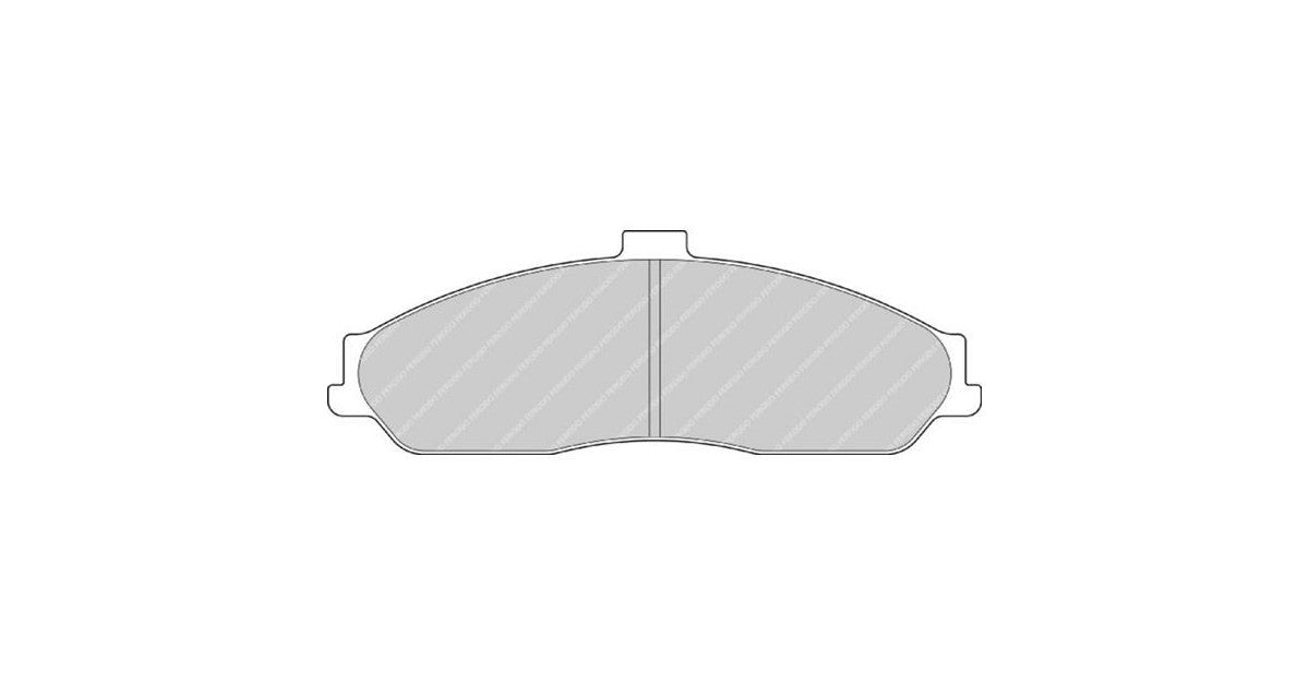Placute Frana Fata Ferodo Racing DS2500 pentru Chevrolet Corvette C5 01.97 - 12.01 Etrier Kelgate