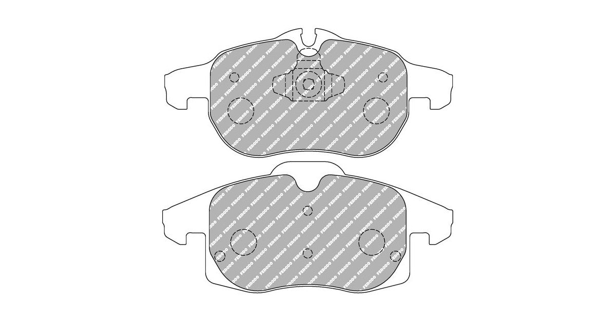 Placute Frana Fata Ferodo Racing DS2500 pentru Chevrolet Vectra 3.2 09.01 - 03.02 Etrier ATE