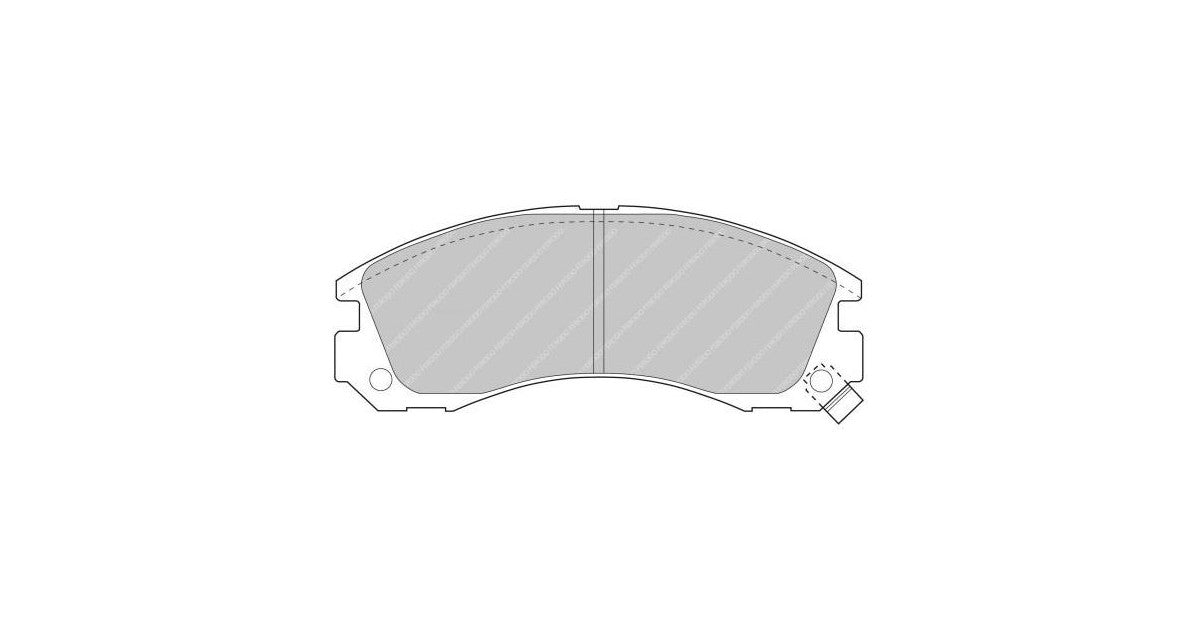 Placute Frana Fata Ferodo Racing DS2500 pentru Dodge Avenger All (us) 01.95 Etrier Akebono