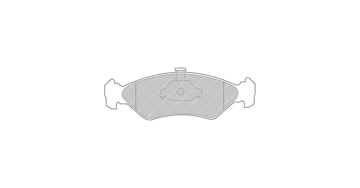 Placute Frana Fata Ferodo Racing DS2500 pentru Ford Fiesta 0.9 03.89 - 12.96 Etrier ATE