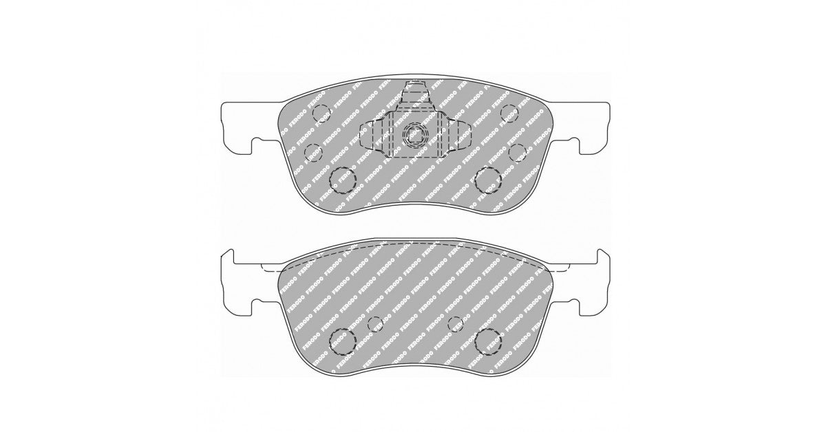 Placute Frana Fata Ferodo Racing DS2500 pentru Ford Fiesta 1.0 Ecoboost 01.17 Etrier ATE