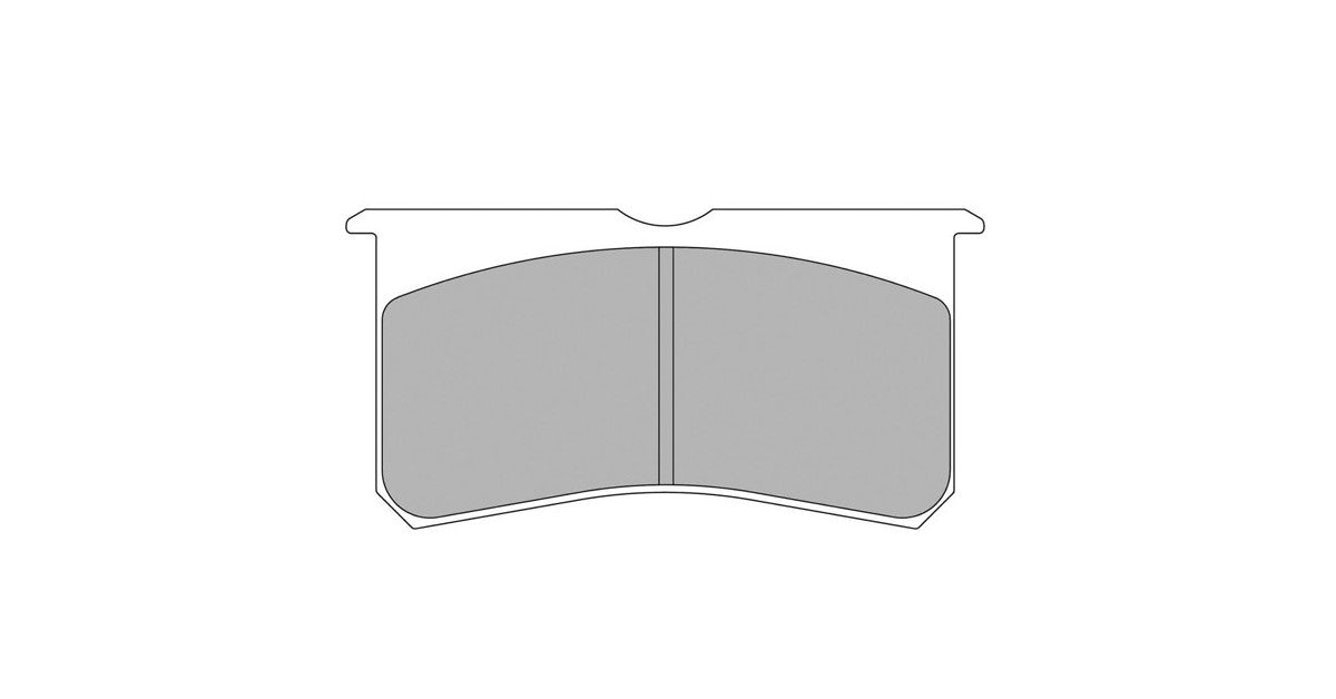 Placute Frana Fata Ferodo Racing DS2500 pentru Ford Fiesta R2 (asphalt) 10.09 Etrier AP Racing