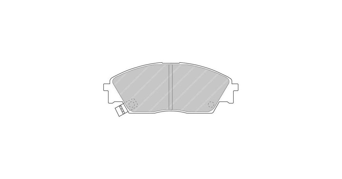 Placute Frana Fata Ferodo Racing DS2500 pentru Honda Accord 2.2 16V 09.89 - 12.91 Etrier Akebono