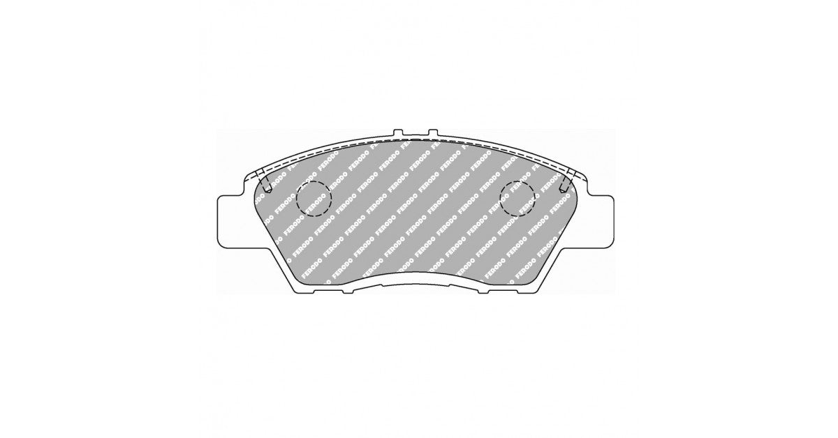 Placute Frana Fata Ferodo Racing DS2500 pentru Honda City 1.4 I V Tec 09.08 Etrier Akebono