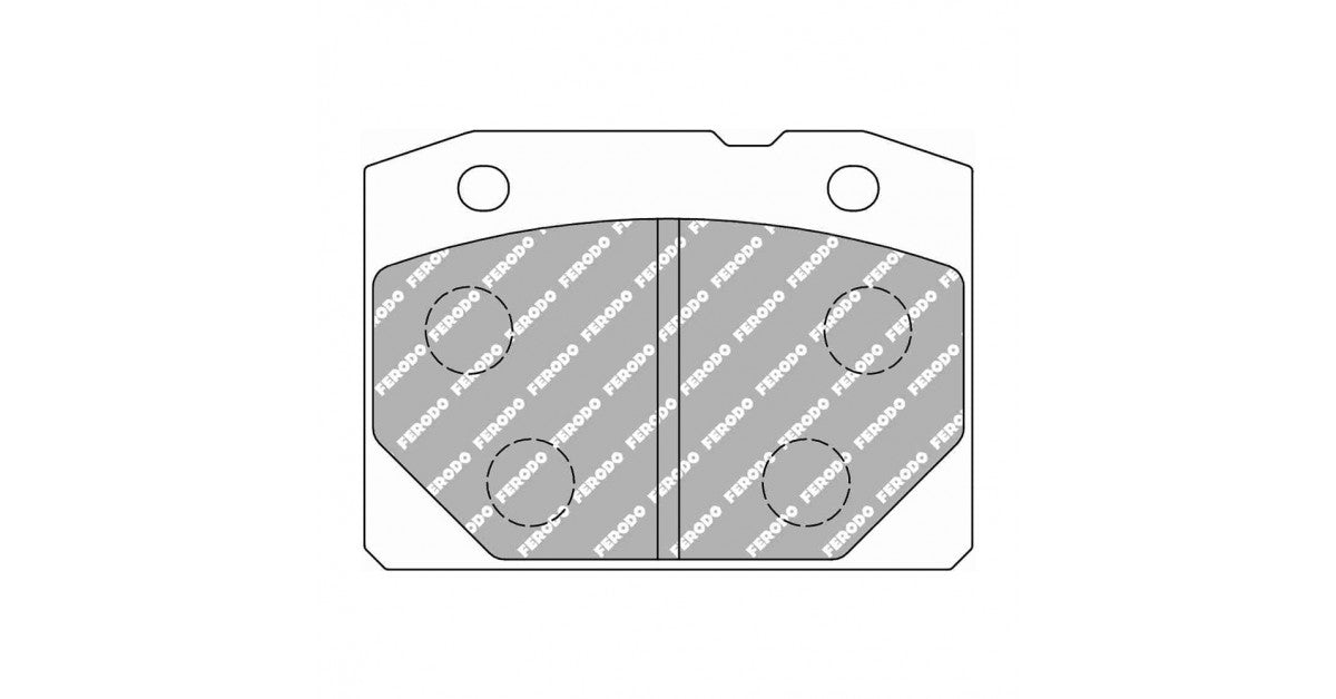 Placute Frana Fata Ferodo Racing DS2500 pentru Lada 1200 1.2 06.72 - 09.86 Etrier Bendix