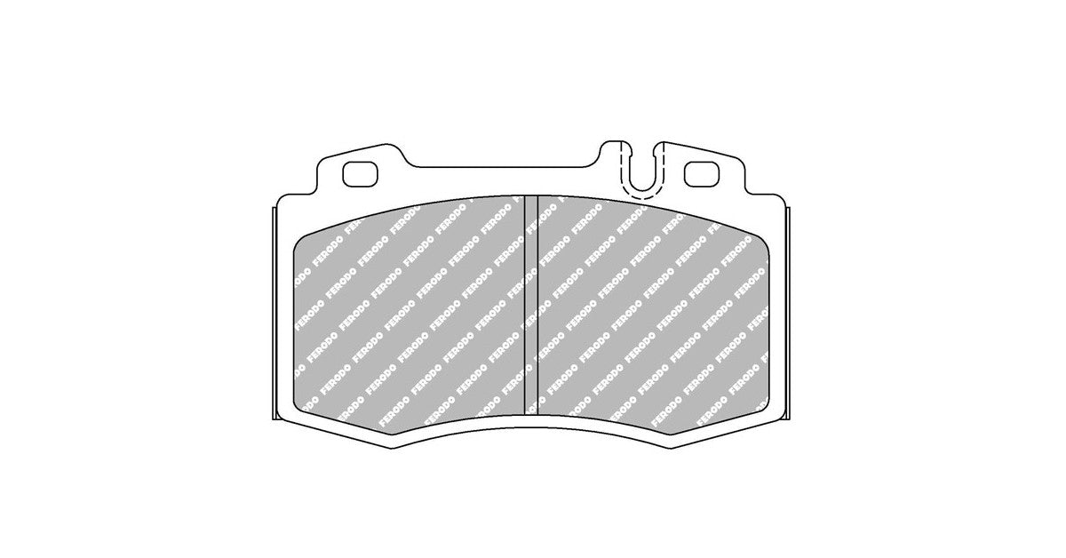 Placute Frana Fata Ferodo Racing DS2500 pentru Mercedes C Class 3.0 20V C30 Cdi Amg 08.02 - 12.04 Etrier BREMBO