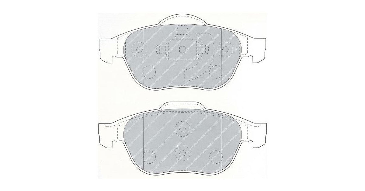 Placute Frana Fata Ferodo Racing DS2500 pentru Renault Twingo 1.6 16V 133CV 01.10 Etrier ATE