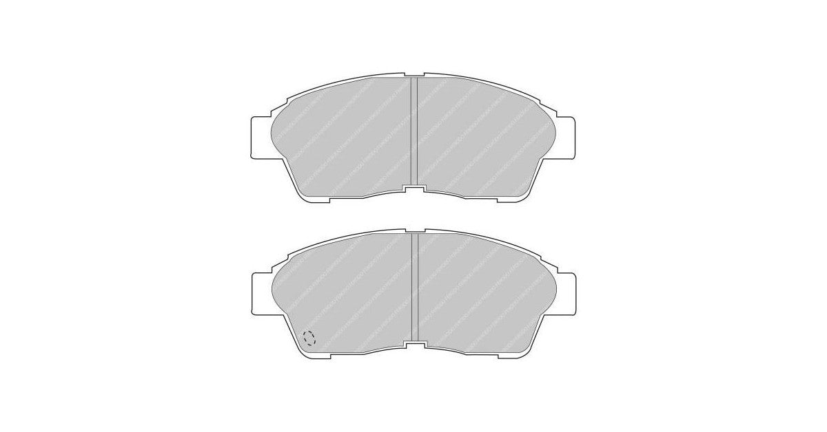 Placute Frana Fata Ferodo Racing DS2500 pentru Toyota Camry 2.0 10.91 - 12.92 Etrier Akebono