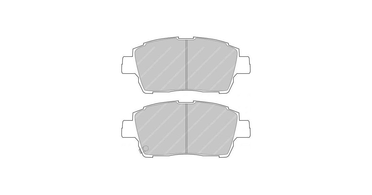 Placute Frana Fata Ferodo Racing DS2500 pentru Toyota Celica 1.8 16V Ts 08.99 - 08.02 Etrier Akebono