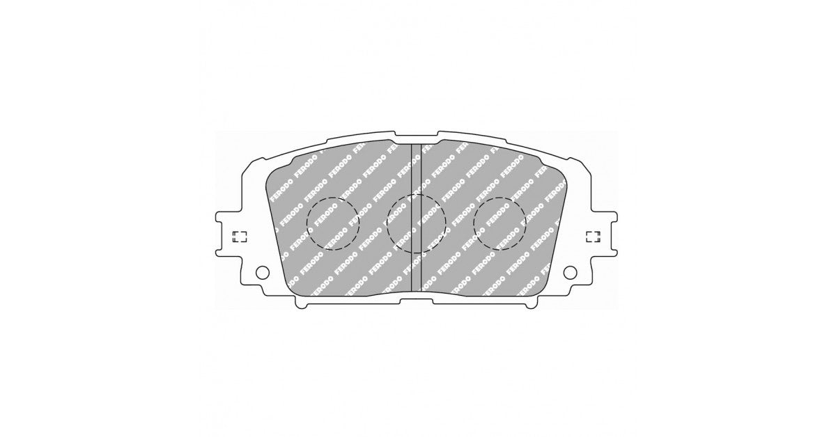 Placute Frana Fata Ferodo Racing DS2500 pentru Toyota Yaris 1.3 09.11 Etrier Advics