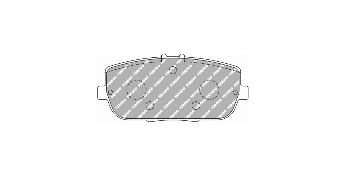 Placute Frana Spate Ferodo Racing DS2500 pentru Abarth 124 1.4 01.16 Etrier Sumitomo