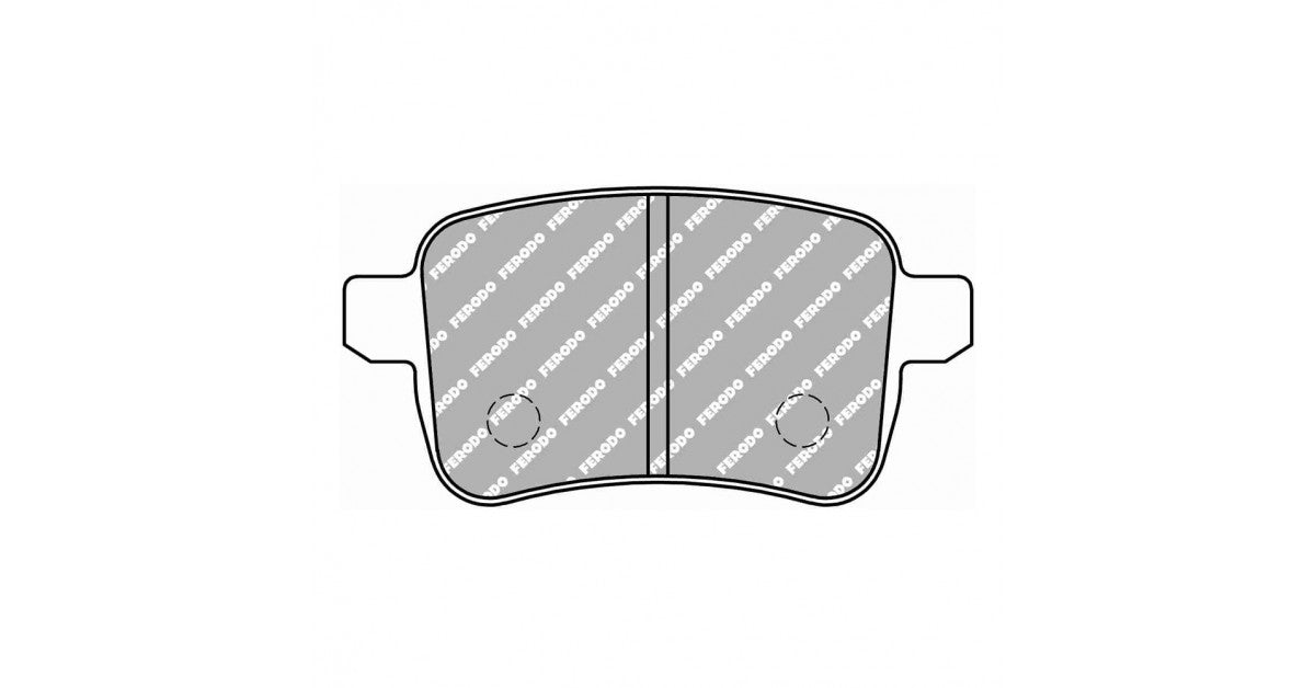Placute Frana Spate Ferodo Racing DS2500 pentru Alfa Romeo Giulietta 1.4 Bifuel 12.11 Etrier LUCAS / TRW