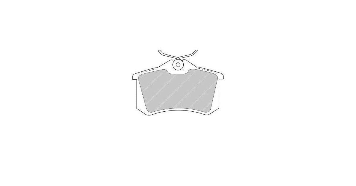 Placute Frana Spate Ferodo Racing DS2500 pentru Audi A1 1.2 TFSI 05.10 Etrier LUCAS / TRW