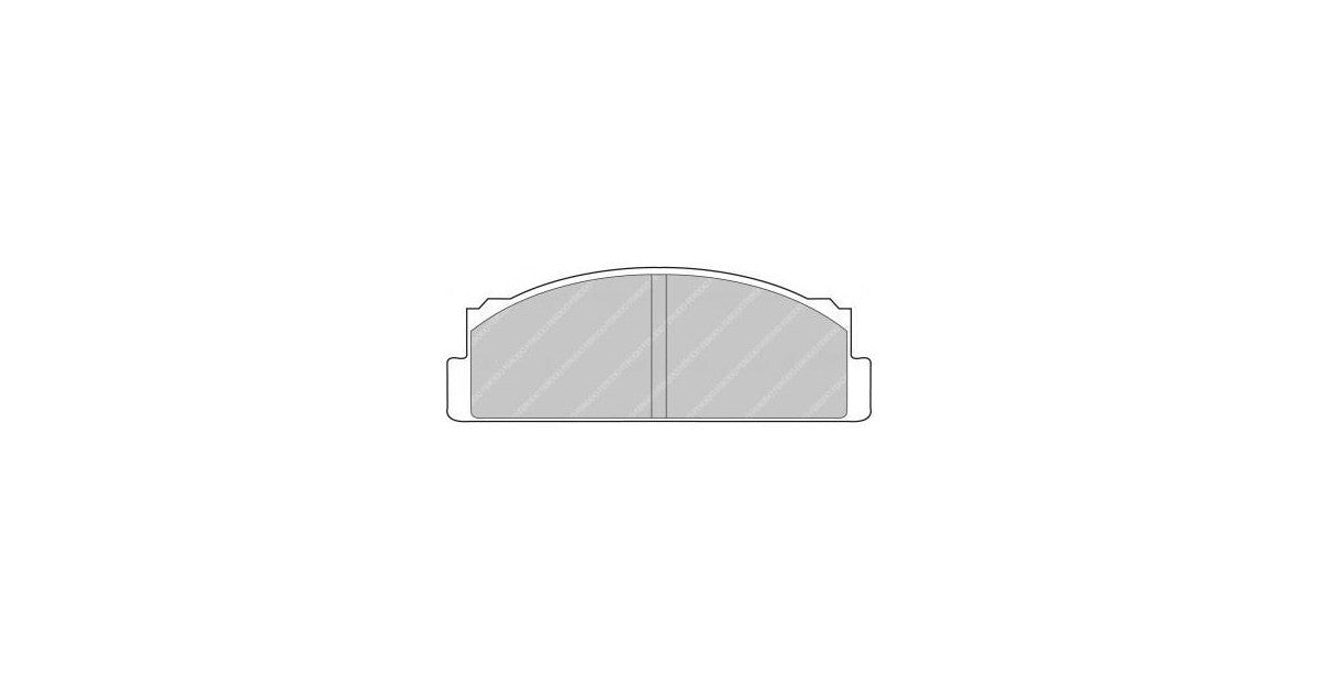 Placute Frana Spate Ferodo Racing DS2500 pentru Autobianchi A 111 1.4 08.69 - 11.72 Etrier Bendix
