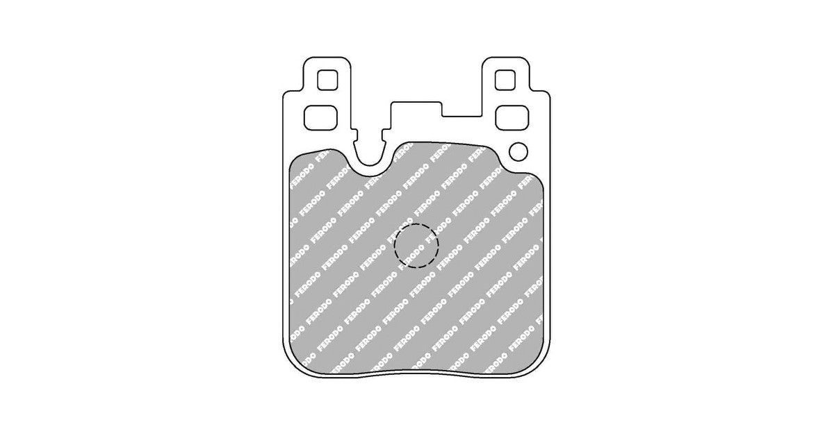Placute Frana Spate Ferodo Racing DS2500 pentru Bmw 1 Series 114 D 10.12 Etrier BREMBO