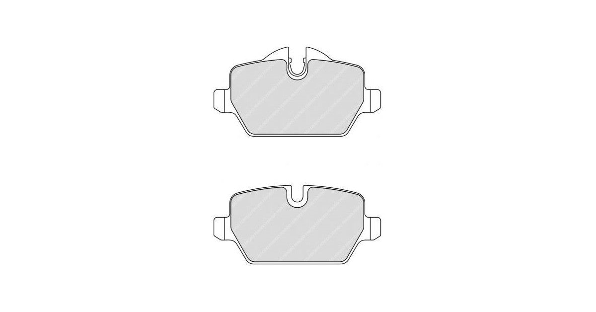 Placute Frana Spate Ferodo Racing DS2500 pentru Bmw 1 Series 116 D 01.11 - 12.11 Etrier LUCAS / TRW