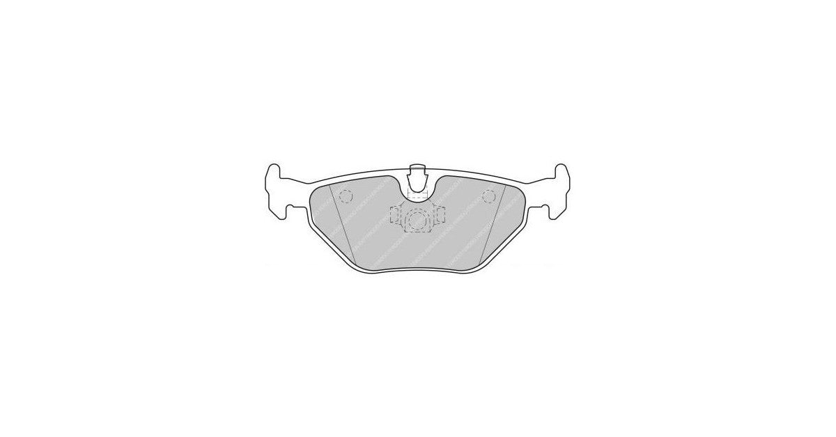 Placute Frana Spate Ferodo Racing DS2500 pentru Bmw 3 Series 318 D 09.01 - 03.03 Etrier ATE