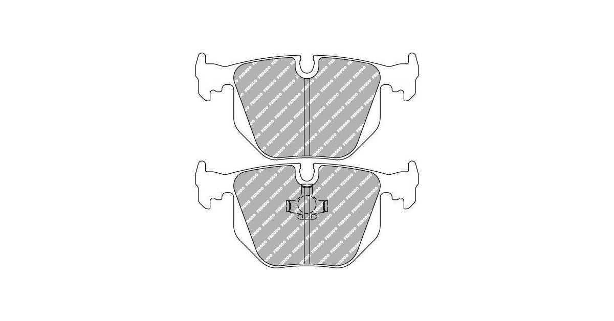 Placute Frana Spate Ferodo Racing DS2500 pentru Bmw M3 3.2 I M3 04.95 - 04.99 Etrier ATE