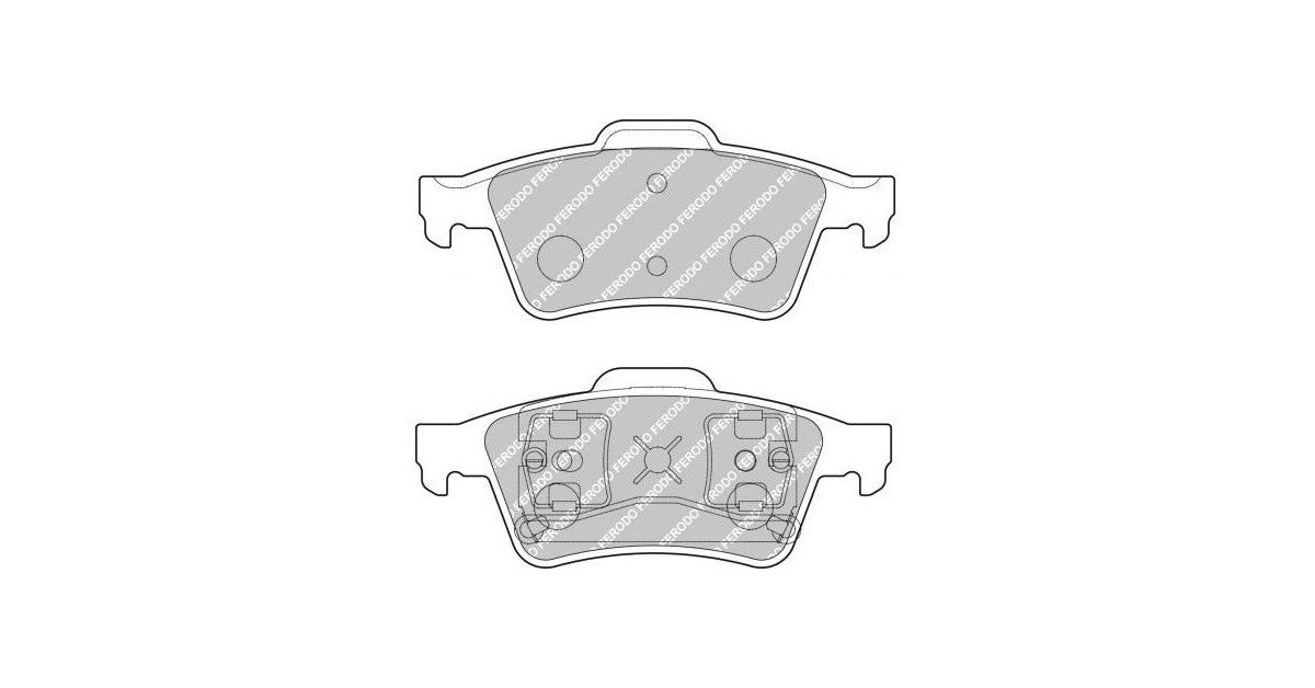 Placute Frana Spate Ferodo Racing DS2500 pentru Chevrolet Vectra 3.2 09.01 - 03.02 Etrier ATE