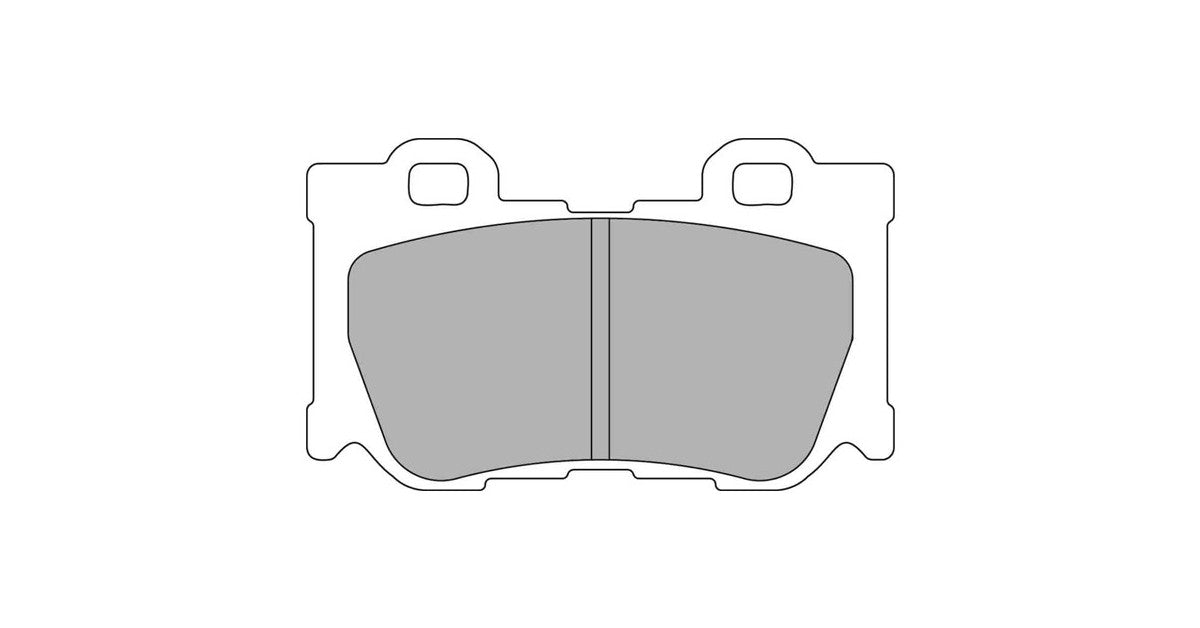 Placute Frana Spate Ferodo Racing DS2500 pentru Infiniti Fx 37 Awd 10.08 - 06.09 Etrier Akebono