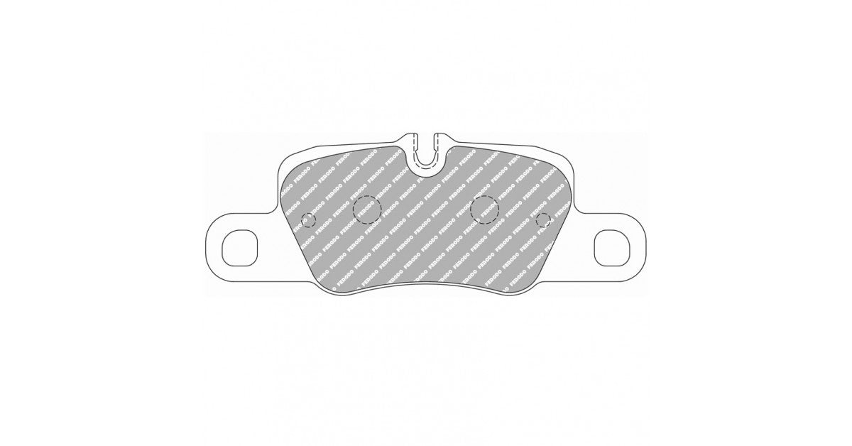 Placute Frana Spate Ferodo Racing DS2500 pentru Porsche 911 3.0 Carrera 4 Gts 03.17 Etrier BREMBO