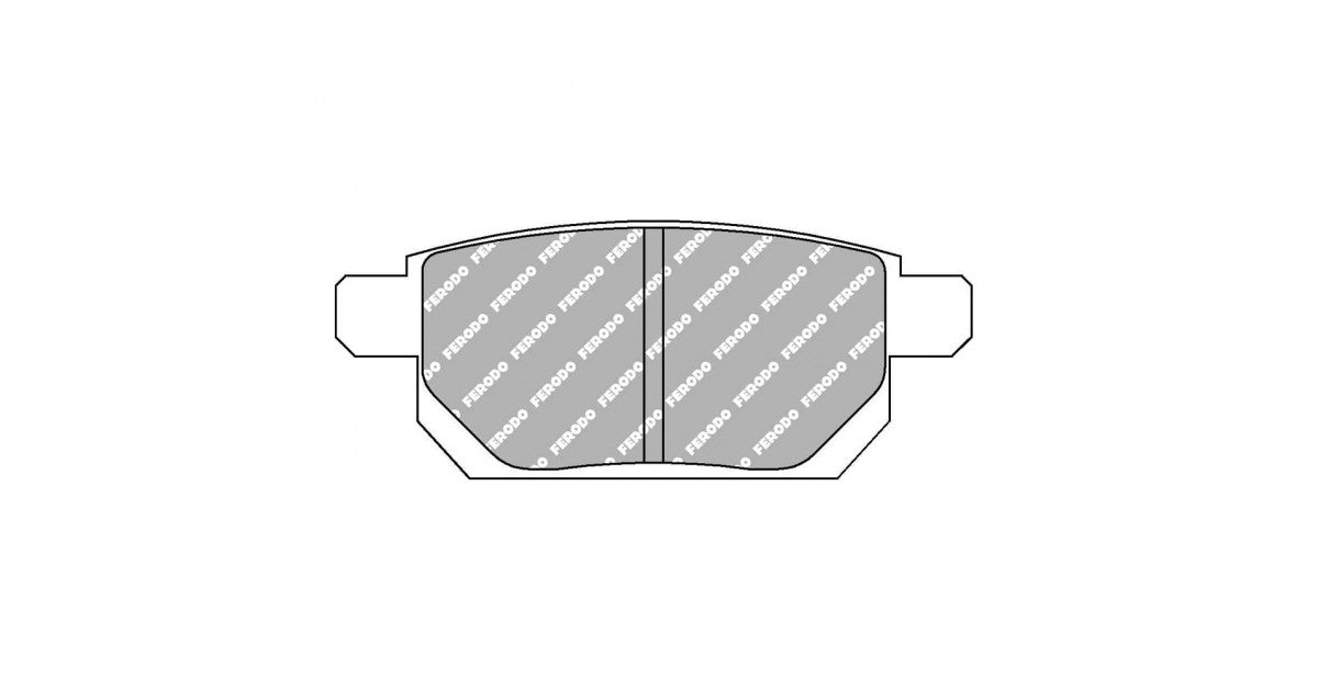 Placute Frana Spate Ferodo Racing DS2500 pentru Suzuki Swift Iv 1.2 10.10 Etrier Akebono