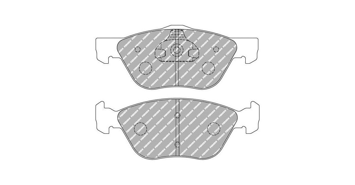 Placute Frana Fata Ferodo Racing DS3000 pentru Alfa Romeo 145 2.0 Twin Spark 16V 01.96 - 02.99 Etrier ATE