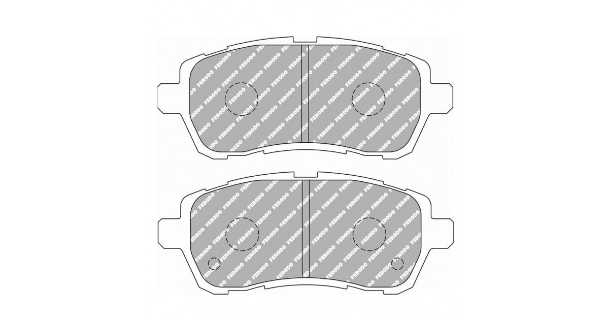Placute Frana Fata Ferodo Racing DS3000 pentru Ford Fiesta 1.2 16V 08.08 Etrier LUCAS / TRW