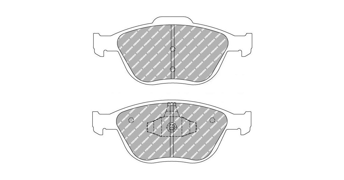 Placute Frana Fata Ferodo Racing DS3000 pentru Ford Fiesta 2.0 ST150 01.05 Etrier ATE