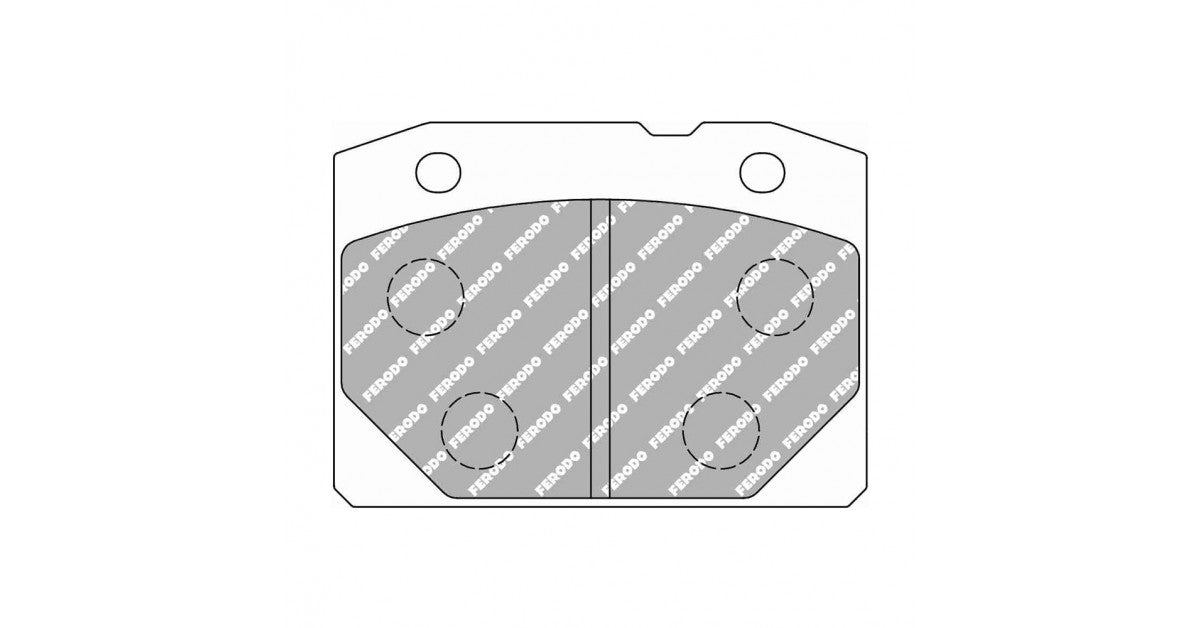 Placute Frana Fata Ferodo Racing DS3000 pentru Lada 1200 1.2 06.72 - 09.86 Etrier Bendix