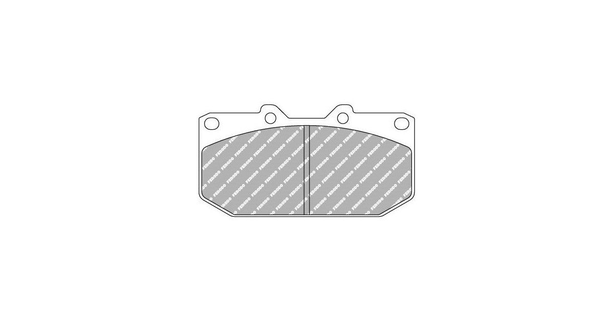 Placute Frana Fata Ferodo Racing DS3000 pentru Nissan 200 Sx 2.0 I 16V Turbo 10.93 - 12.99 Etrier Sumitomo