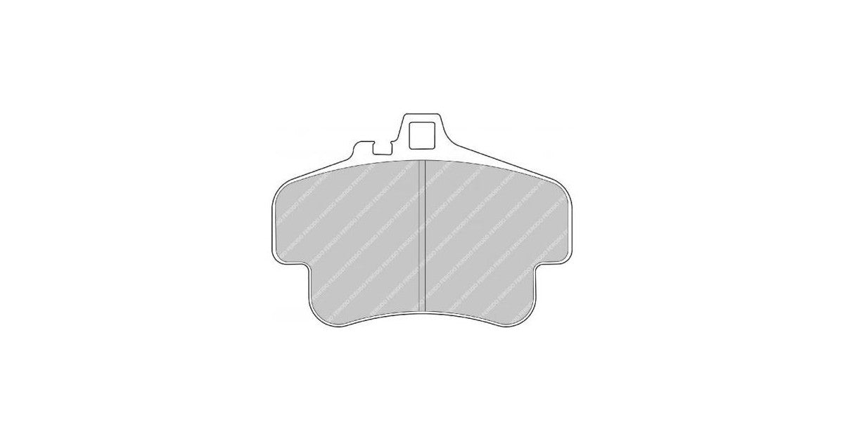 Placute Frana Fata Ferodo Racing DS3000 pentru Porsche 911 3.4 Carrera 09.97 - 09.01 Etrier BREMBO