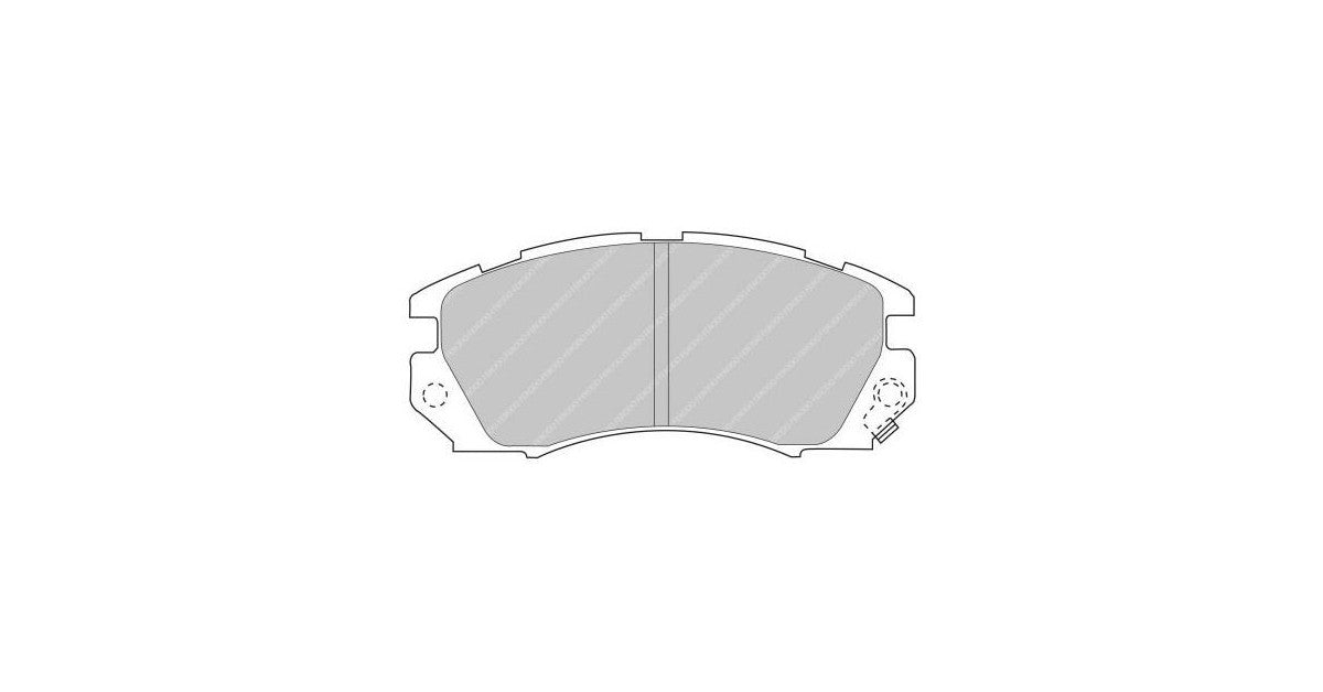 Placute Frana Fata Ferodo Racing DS3000 pentru Subaru Impreza 2.0 GC8 (turbo) 16V 01.94 - 08.98 Etrier Akebono