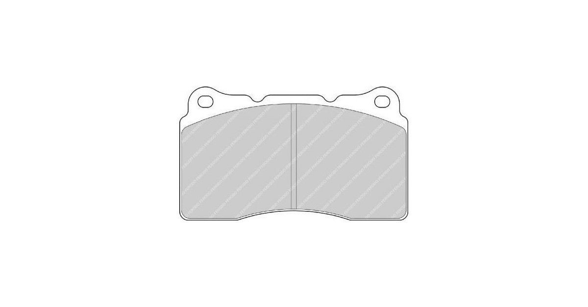 Placute Frana Fata Ferodo Racing DS3000 pentru Subaru Wrx / Sti 02 Etrier BREMBO