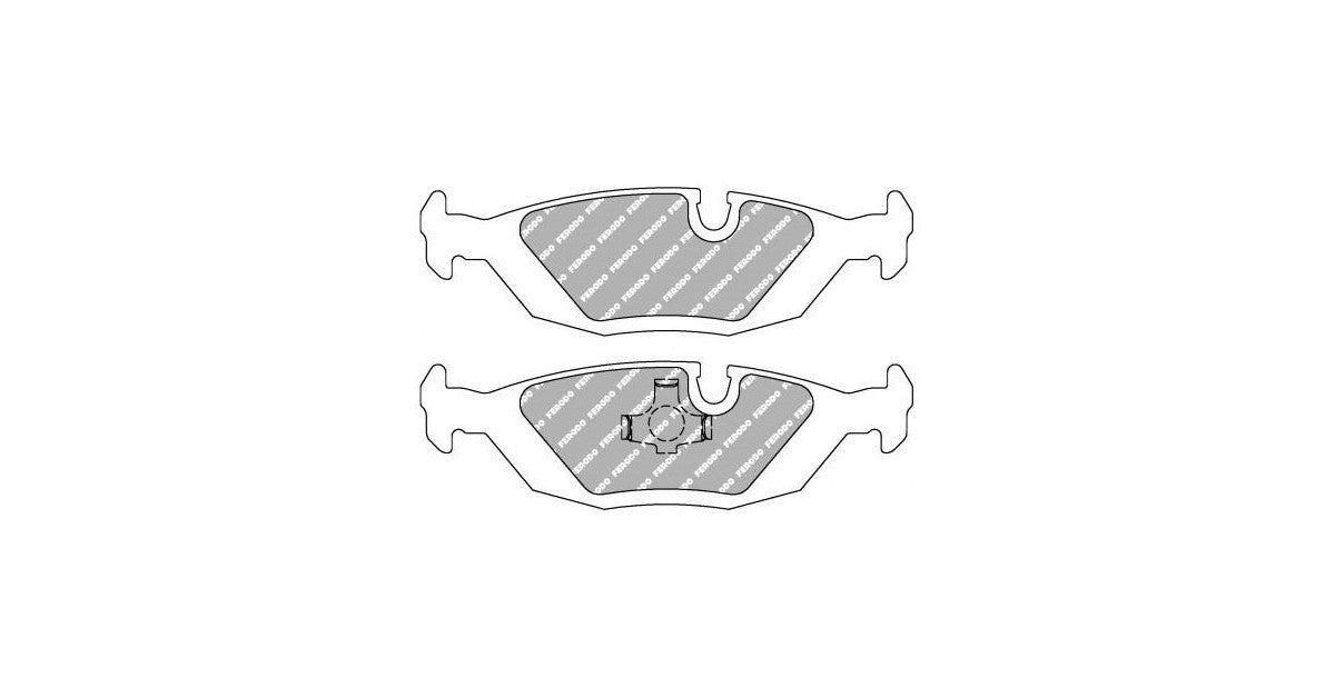 Placute Frana Spate Ferodo Racing DS3000 pentru Bmw 3 Series 316 / 316I / 316I 1.8 11.82 - 12.91 Etrier ATE