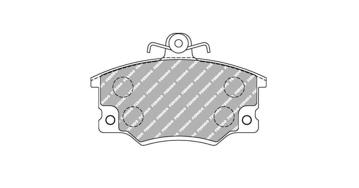 Placute Frana Fata Ferodo Racing DS Performance pentru Alfa Romeo 145 1.4 I.e. 07.94 - 12.96 Etrier ATE