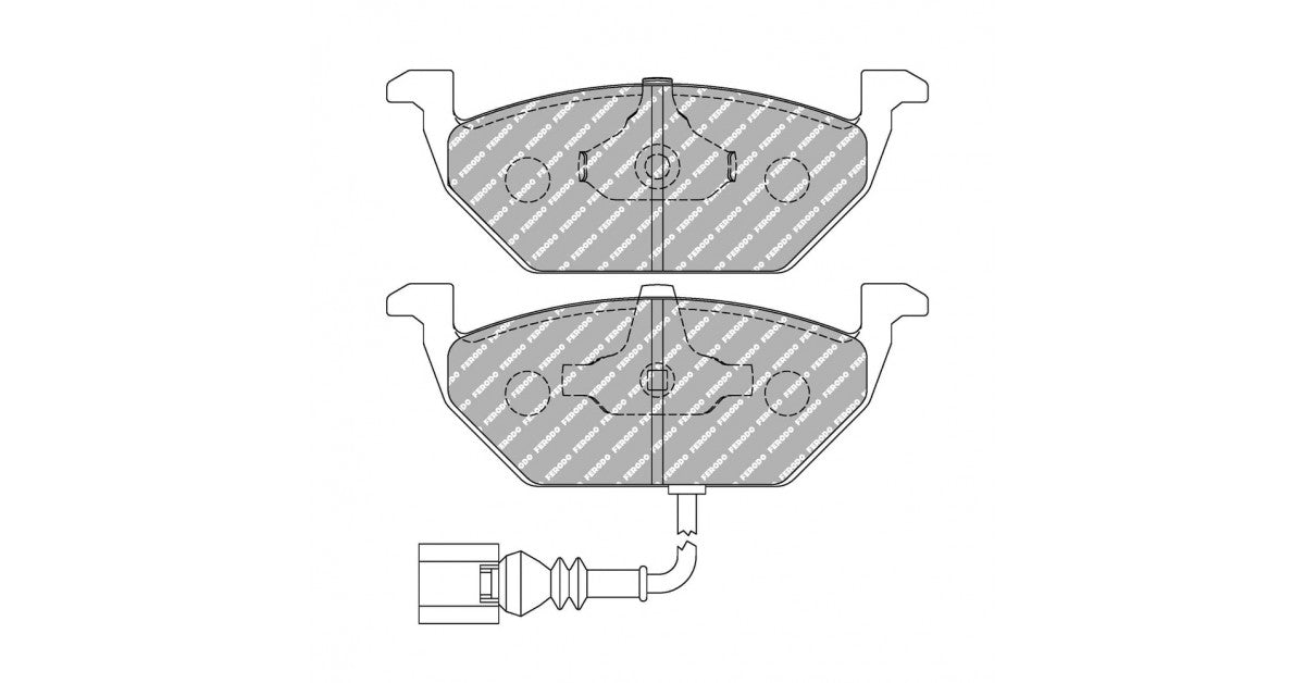 Placute Frana Fata Ferodo Racing DS Performance pentru Audi A2 1.4 I 02.00 - 08.05 Etrier ATE