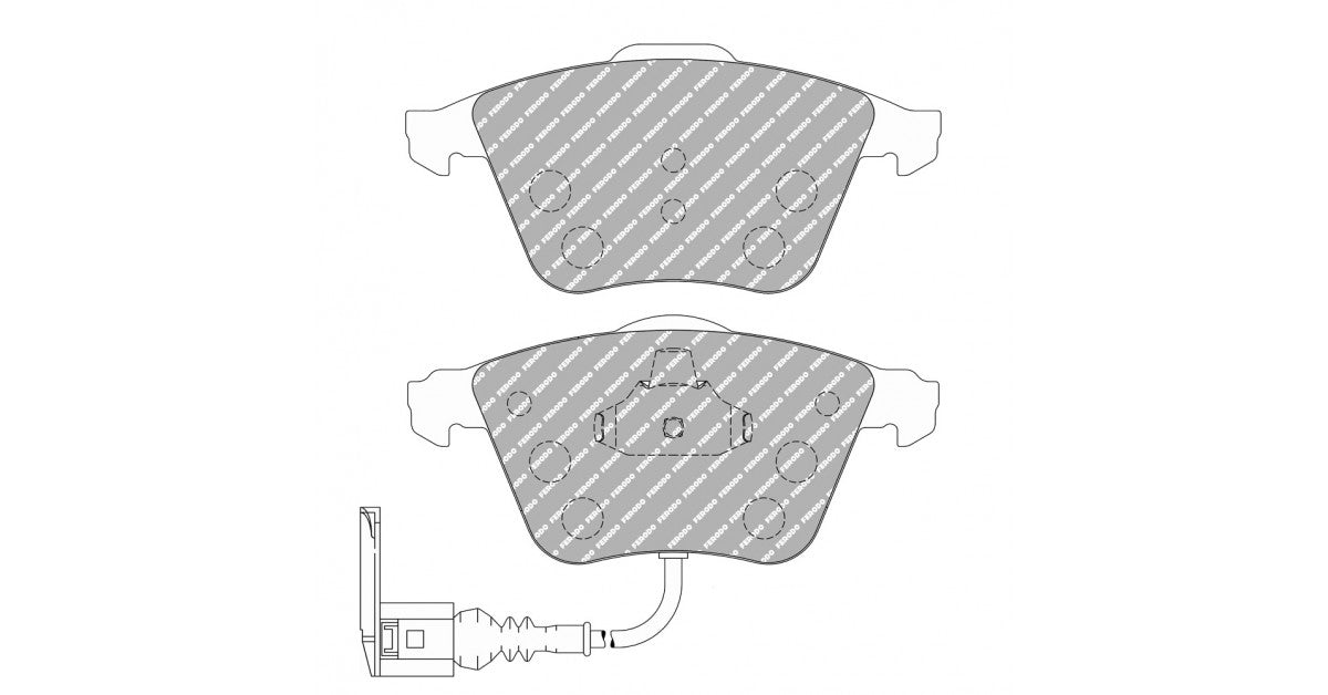 Placute Frana Fata Ferodo Racing DS Performance pentru Audi A3 1.2 Tsi 04.10 - 08.12 Etrier ATE