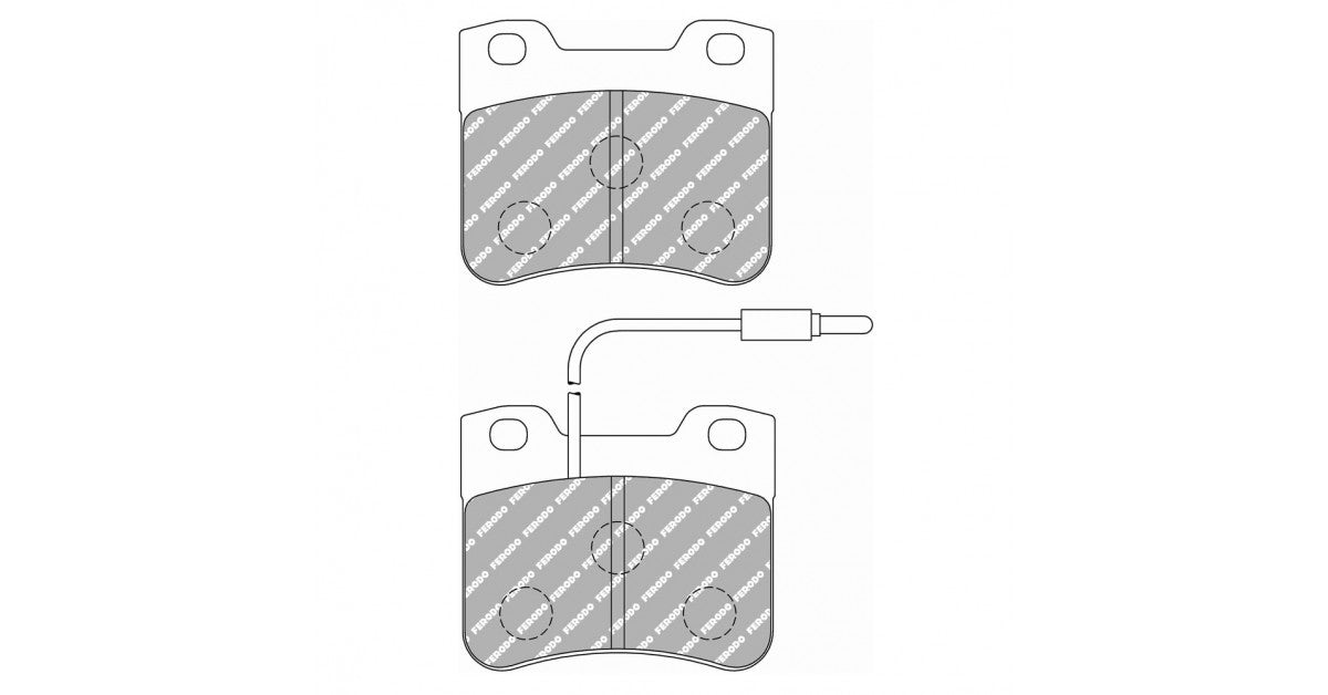 Placute Frana Fata Ferodo Racing DS Performance pentru Citroen Ax 1.3 Sport 04.87 - 12.88 Etrier ATE
