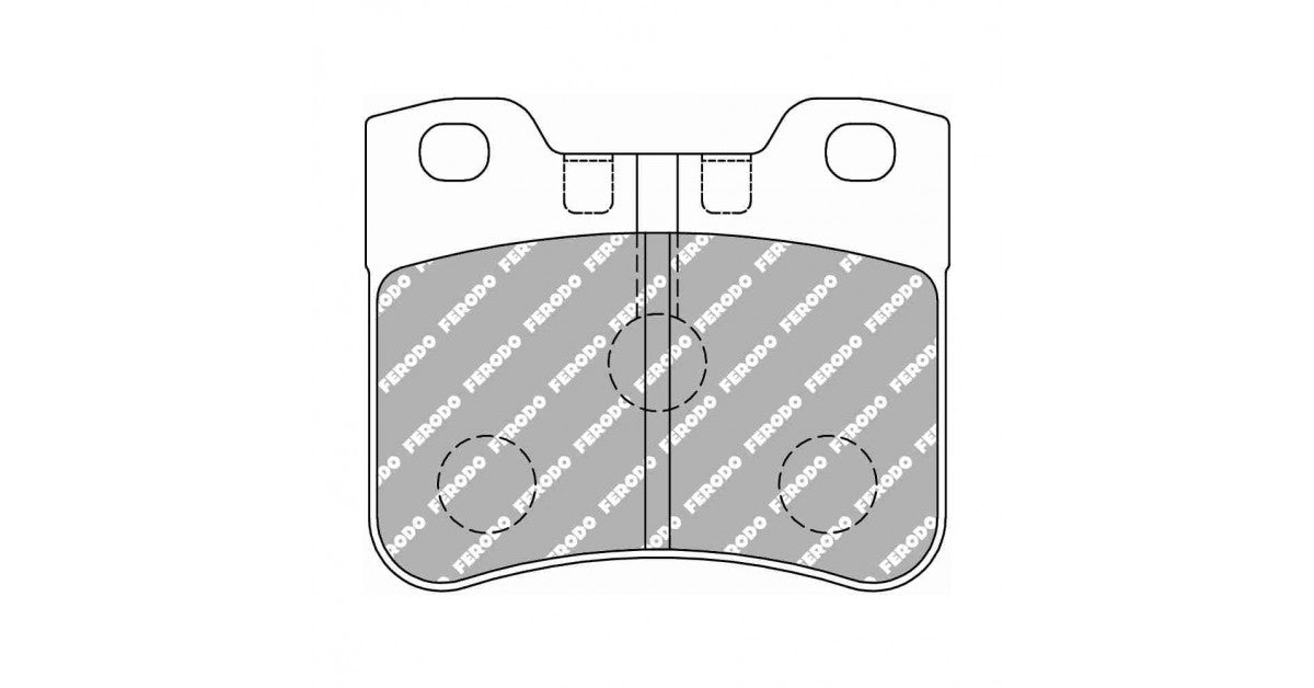 Placute Frana Fata Ferodo Racing DS Performance pentru Citroen Saxo 1.0 X 05.96 - 11.98 Etrier ATE