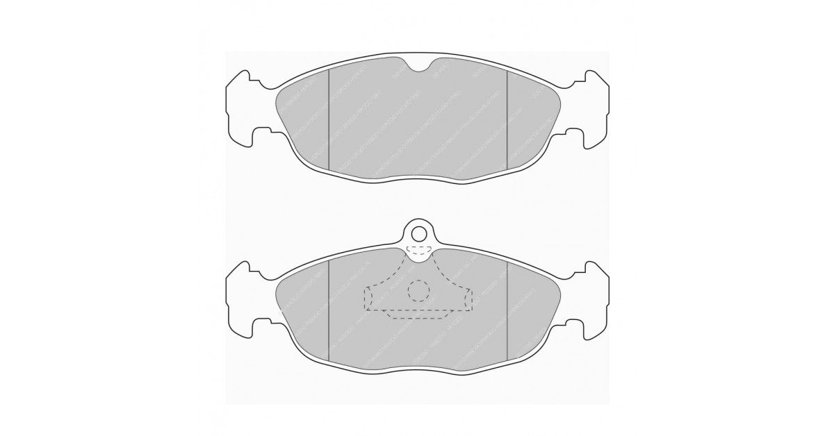 Placute Frana Fata Ferodo Racing DS Performance pentru Daewoo Lanos 01. Mai 05.97 Etrier ATE