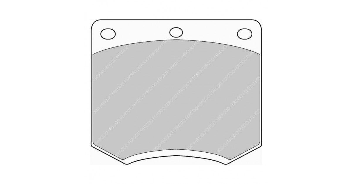 Placute Frana Fata Ferodo Racing DS Performance pentru Ford Capri 01. Mrz 01.78 - 06.85 Etrier LUCAS / TRW