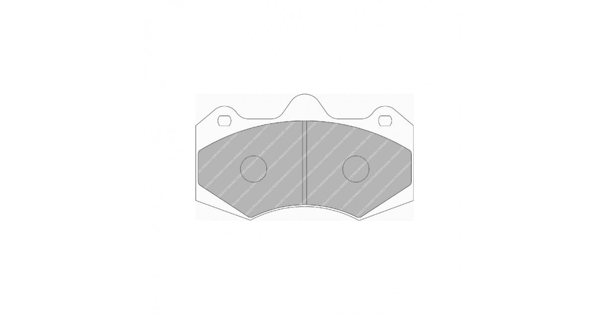 Placute Frana Fata Ferodo Racing DS Performance pentru Holden Commodore Ve 3.6 V66.0 V8 01.06 Etrier AP Racing