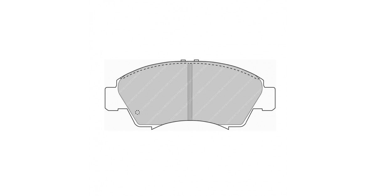 Placute Frana Fata Ferodo Racing DS Performance pentru Honda Civic 1.5 I 16V 10.91 - 11.95 Etrier Akebono
