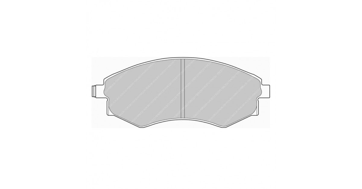 Placute Frana Fata Ferodo Racing DS Performance pentru Hyundai Coupe 1.6 16V 03.98 - 04.02 Etrier Akebono