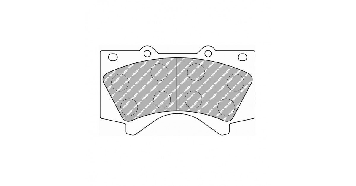 Placute Frana Fata Ferodo Racing DS Performance pentru Lexus Lx 570 11.07 Etrier Advics