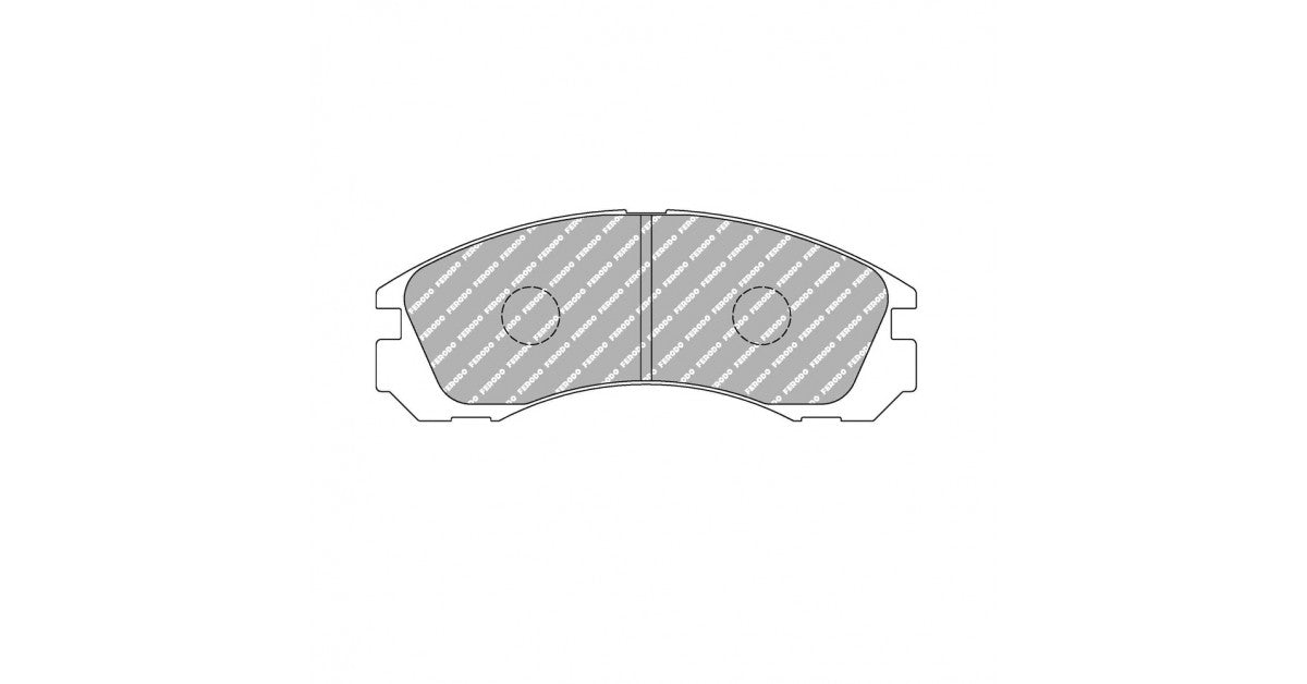 Placute Frana Fata Ferodo Racing DS Performance pentru Mitsubishi Galant 2.5 V6 24 4X4 11.92 - 08.96 Etrier Akebono