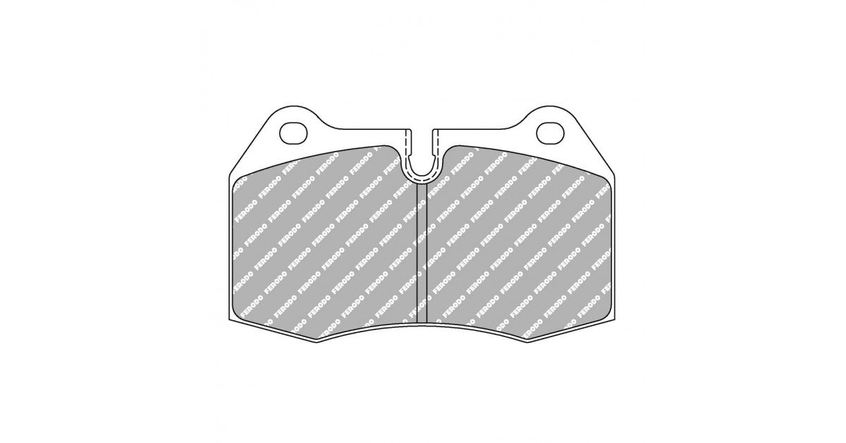 Placute Frana Fata Ferodo Racing DS Performance pentru Nissan 350 Z 03. Mai 10.03 Etrier BREMBO